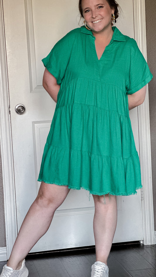 Emerald Green Dress