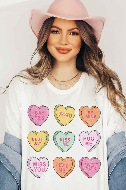 Conversation Hearts Tee PLUS SIZE