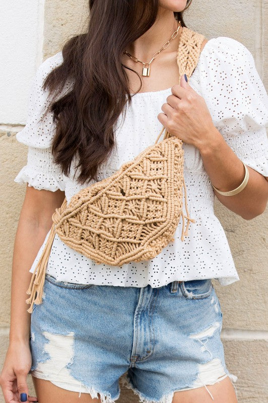 Macrame Belt Bag