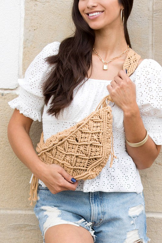 Macrame Belt Bag