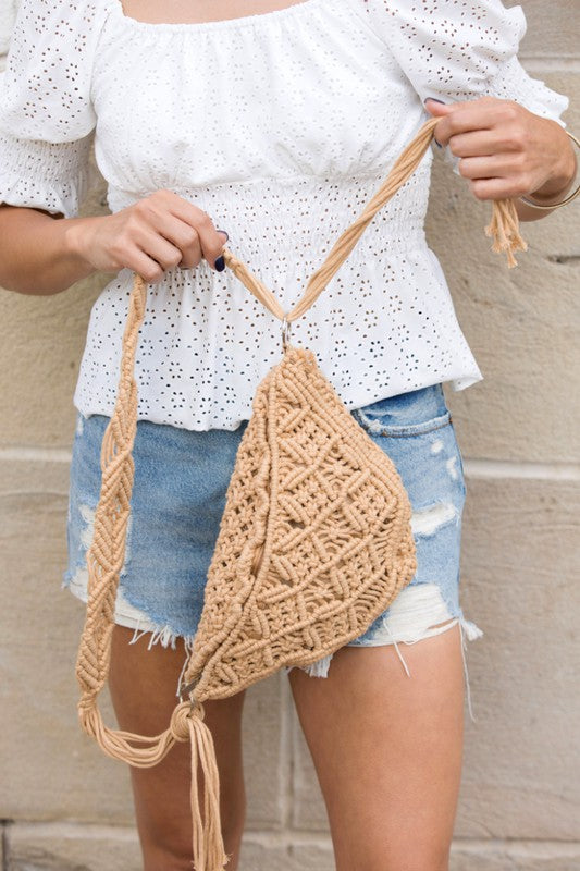 Macrame Belt Bag