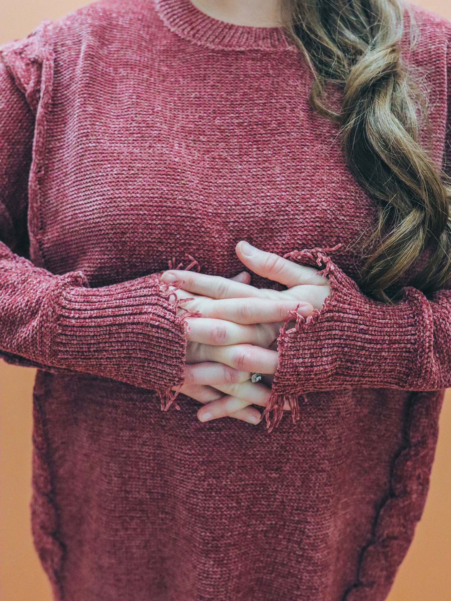 Cozy Distressed Sweater