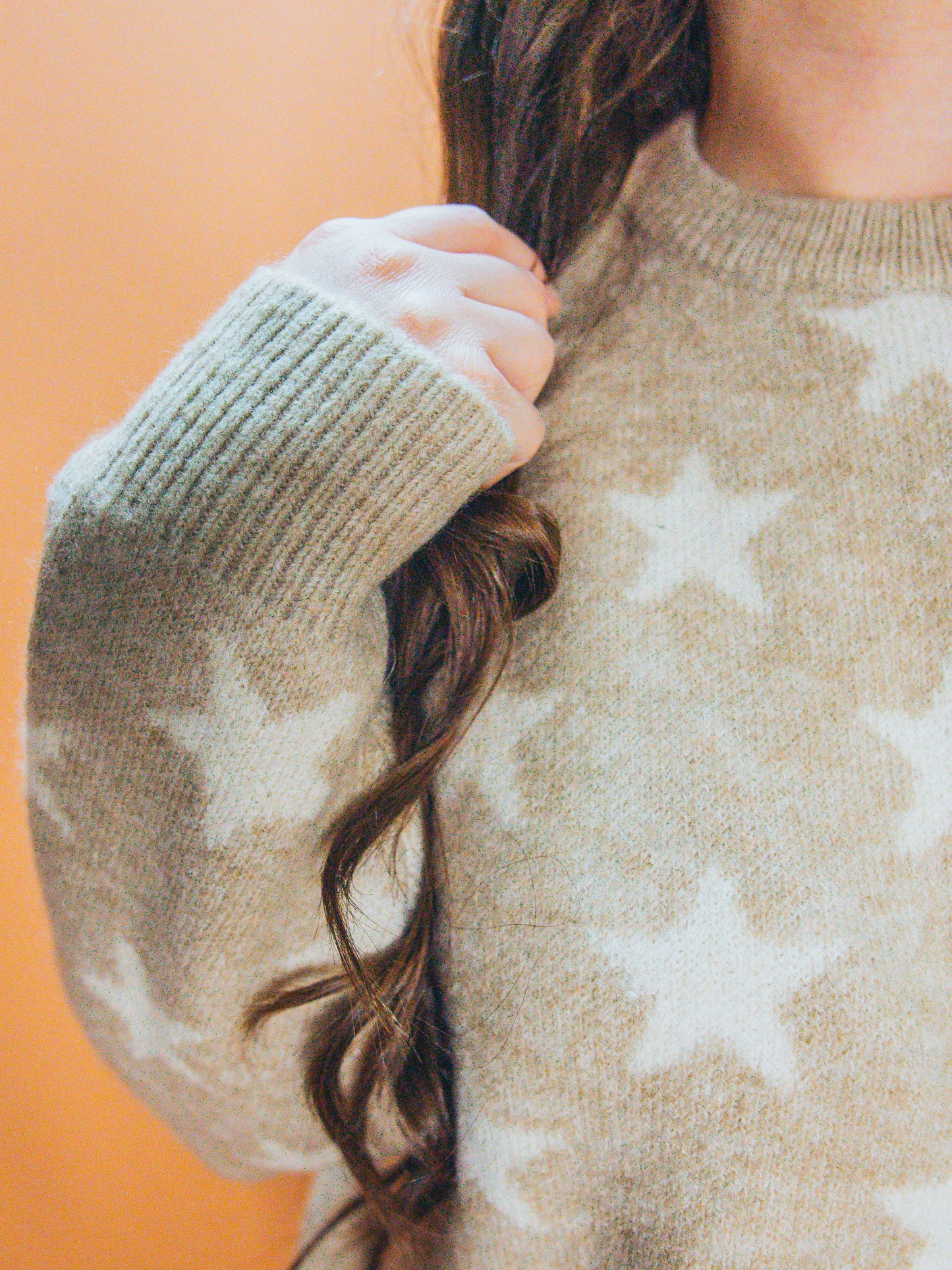 Neutral Star Sweater