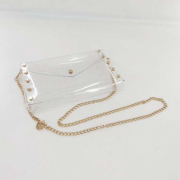 Clear Crossbody Clutch